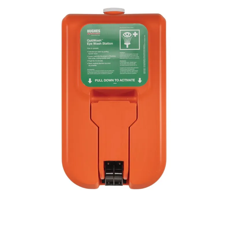 Hughes 10GFEW Gravity Fed Portable Eyewash Station 10 Gallon Capacity