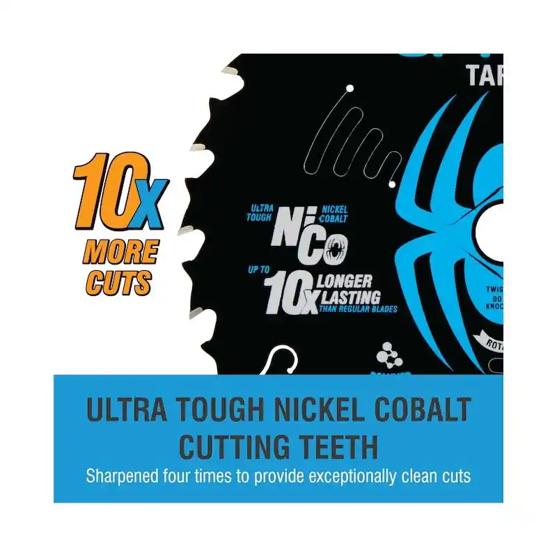 Spyder 13006 7-1/4-in 24 -Tooth Rough Finish Tungsten carbide-tipped steel Circular Saw Blade Individual