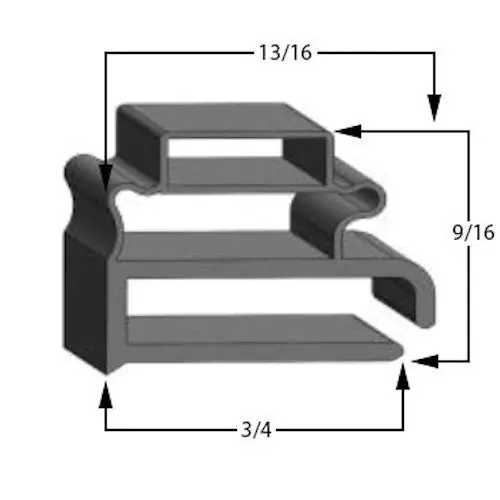Refrigeration 17-029 Delfield Gasket 23 1/8 x 59 5/16 Replacement 170-2009