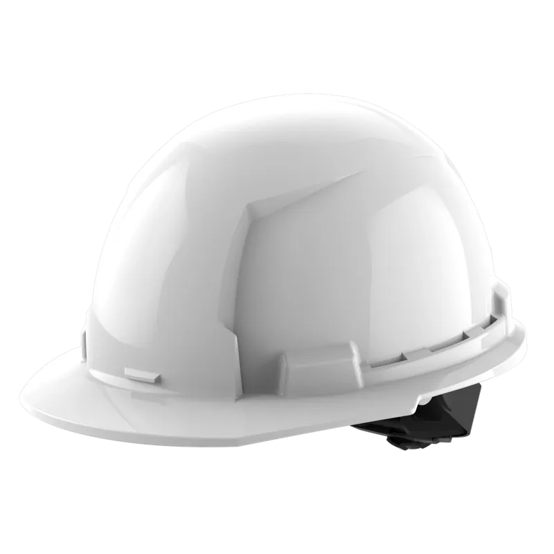 Milwaukee 48-73-1100 White Front Brim Hard Hat w/4pt Ratcheting Suspension - Type 1, Class E