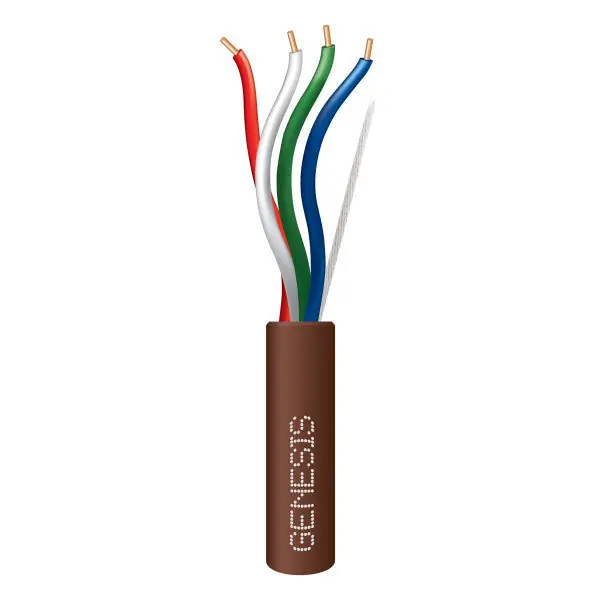 Southwire Company 47120907 Genesis Thermostat Cable 300 V 4-Conductor 18 AWG 250 ft Length