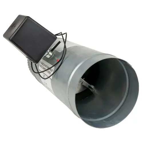 Io Hvac Controls D-16-120V-PO 16 inches Powered Open, 2 Wire Damper with 120V Actuator