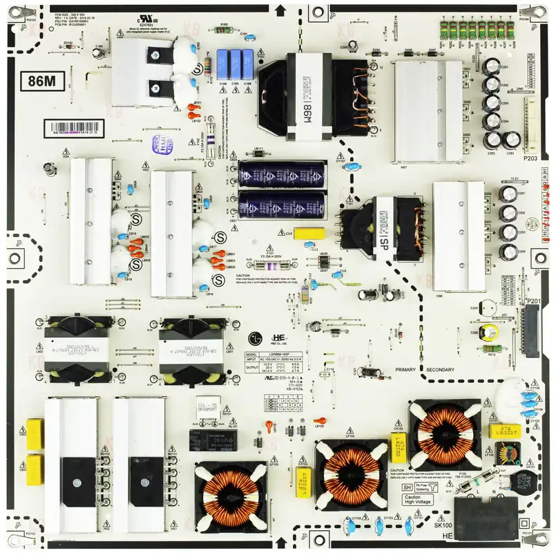 Lg EAY65169951 Power Board 86sm9070pua