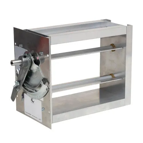 Io Hvac Controls MBD-2222 Manual Balancing Damper 22 x 22 with Locking Quad