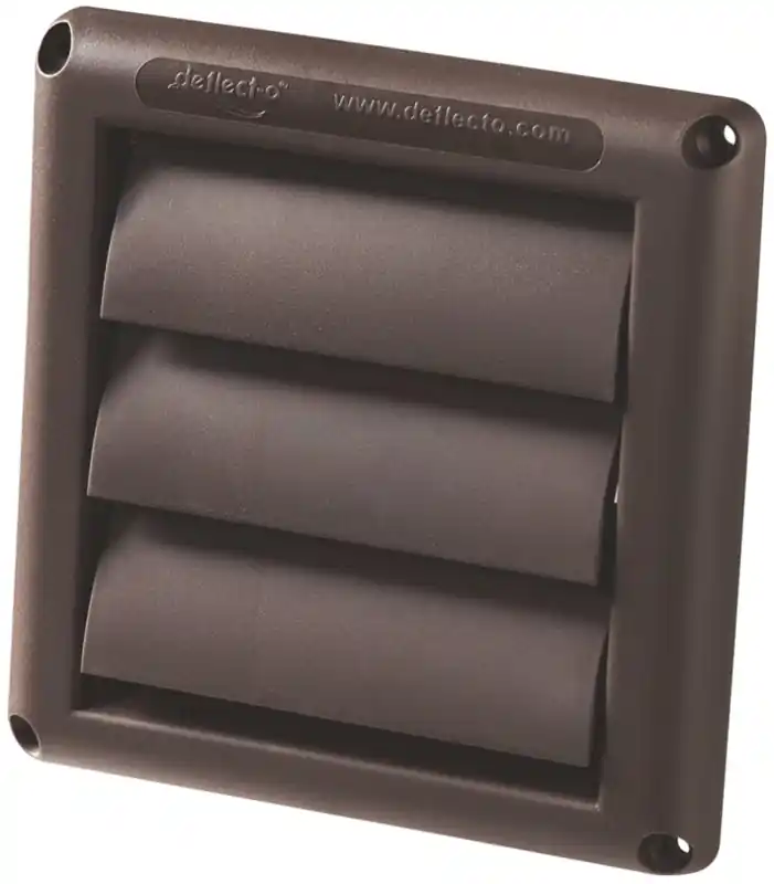 Deflecto HS6B Hs6b Deflecto Supurr-Vent Brown 6 Dryer Vent Hood