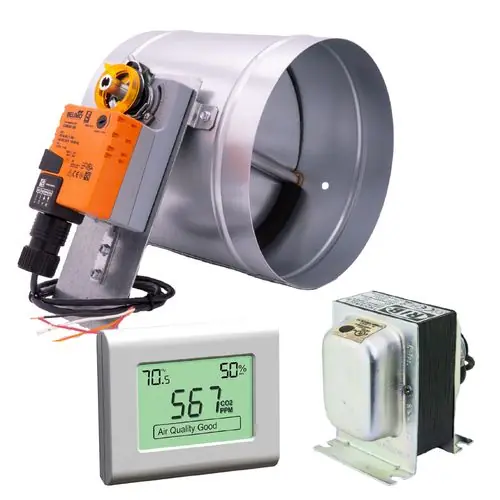 Io Hvac Controls CO2-MOD-10 10 inches Modulating Demand CO2 Ventilation Kit