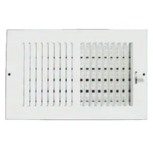 Metal-Fab MFSCR88W2 2-Way Sidewall/Ceiling Register 8 x 8 in