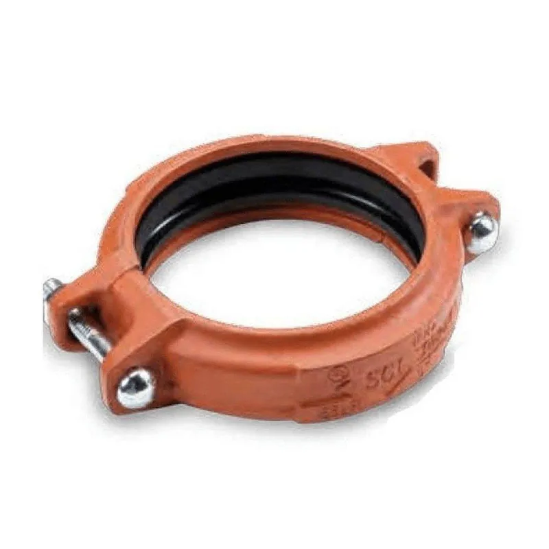 Smith-Cooper 65LR3040 Cooplok 4 in. Orange Enamel Grooved Rigid Coupling