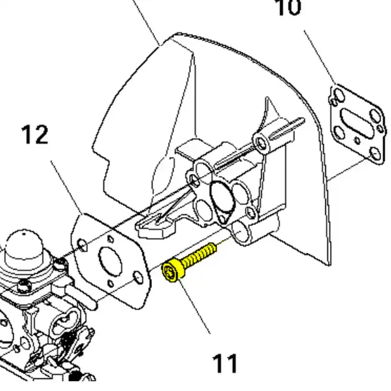 Husqvarna 525760904 Screw Itxscm