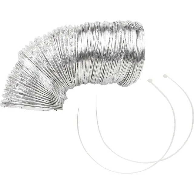 Deflecto FC0408B Flex Foil Duct 4-Inch x 8-Feet