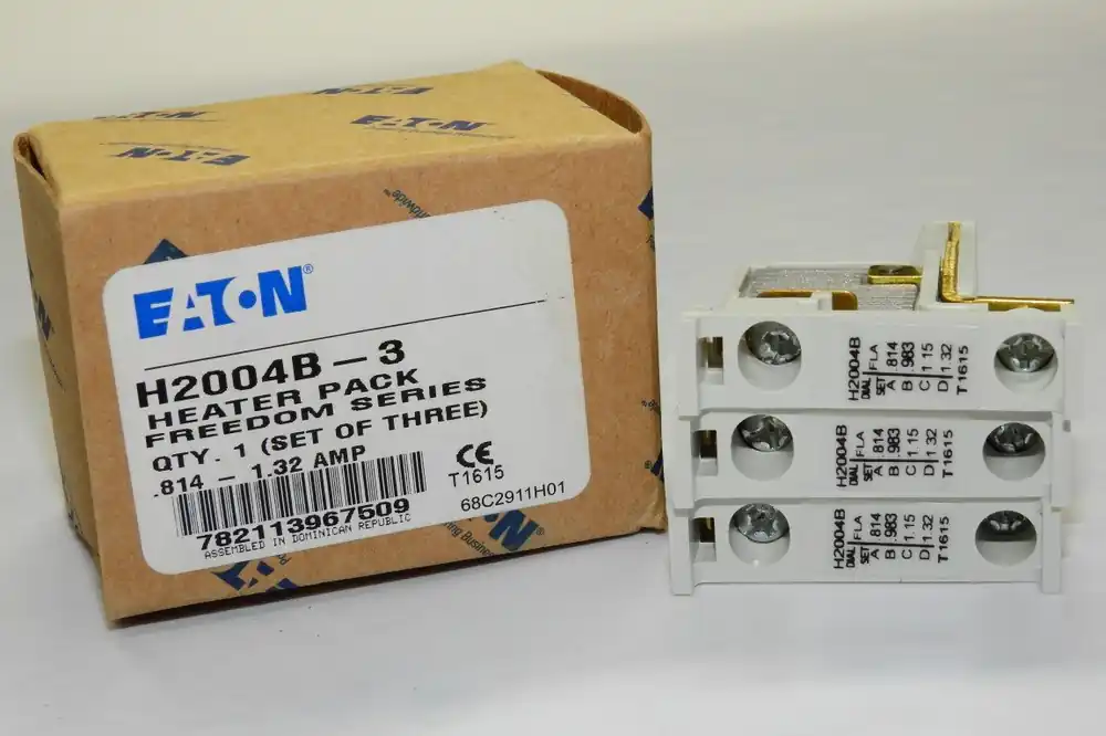 Cutler & Hammer H2004B-3 Heater Pck .814-1.32A Set of 3