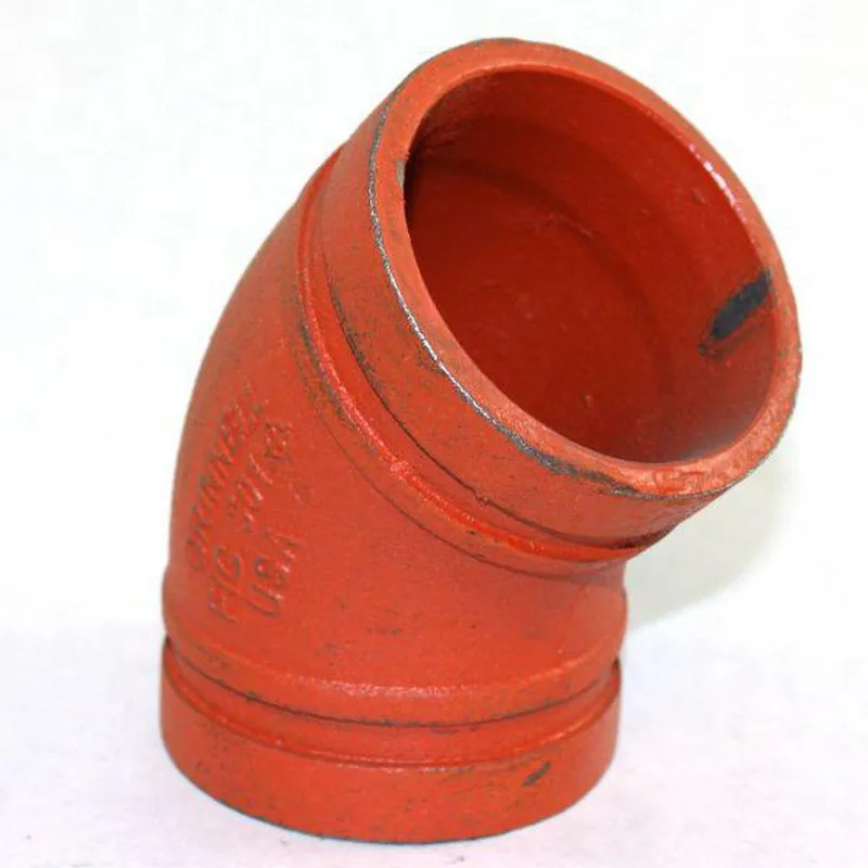 Tyco 51115S 1-1/2 in. Grooved 11-1/4 in Degree Cast Iron Elbow