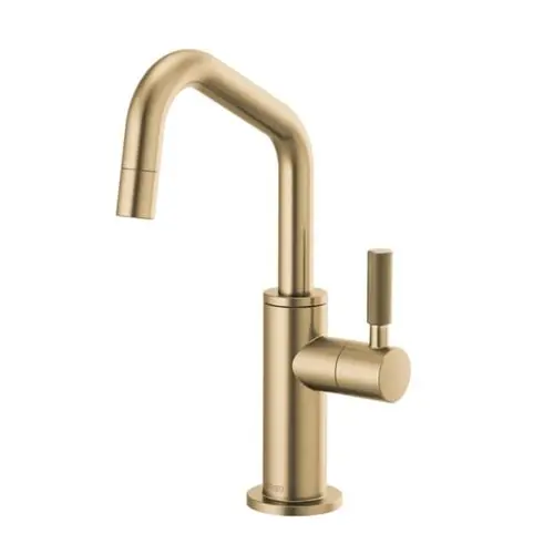 Delta Faucet 61363LF-C-GL Litze Single-Handle Beverage Faucet with Angled Spout 1.5 GPM