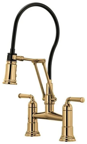 Delta Faucet 62274LF-PG LF Bridge Faucet