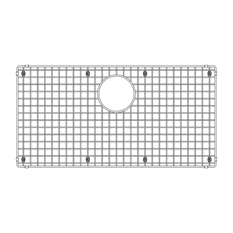 BLANCO 231599 Stainless Steel Bottom Grid for Precision Super Single Sinks