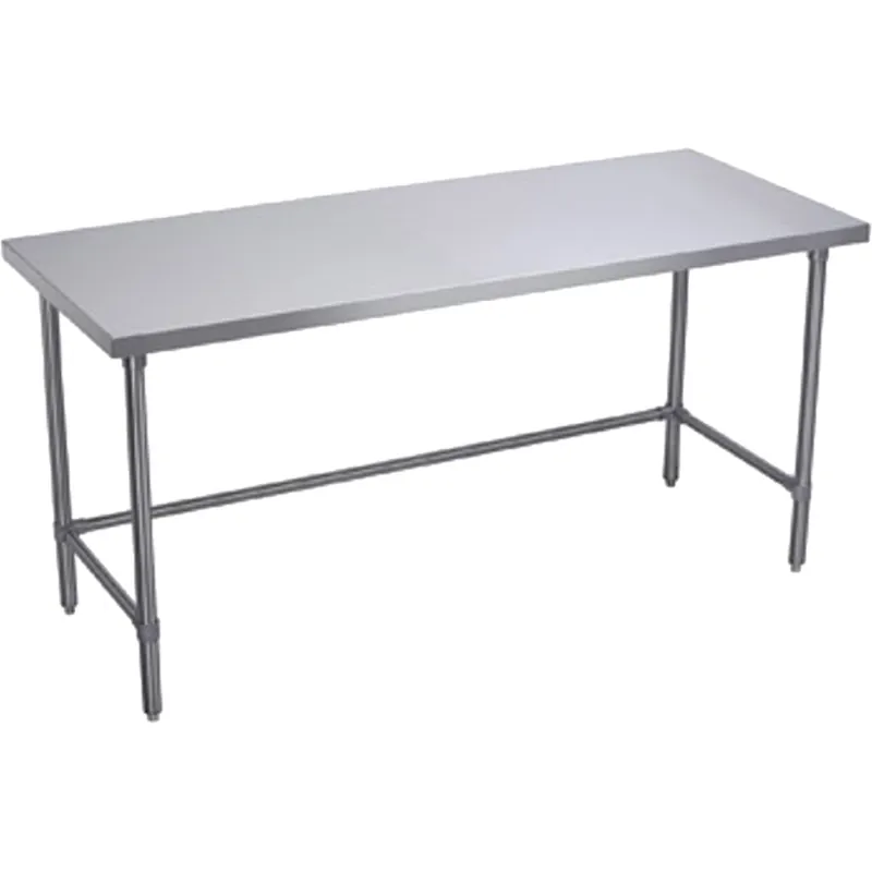 ELKAY WT30X72-STGX Standard Work Table Galvanized Cross Brace No Backsplash 72 L X 30 W X 36 H