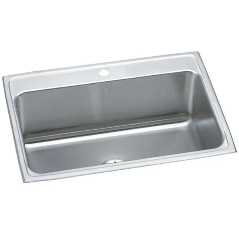 Elkay DLR312210PD1 Lustertone Classic Single Bowl Drop-in Stainless Steel Sink
