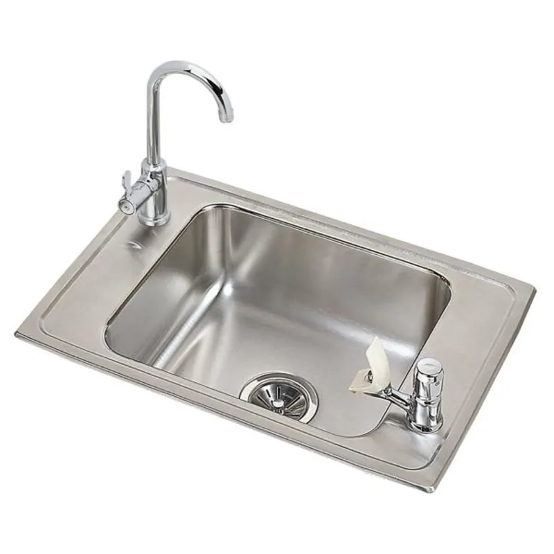 Elkay CDKR2517C Celebrity Stainless Steel Drop-In Sink 25 inches x 17 inches x 6-7/8 inches