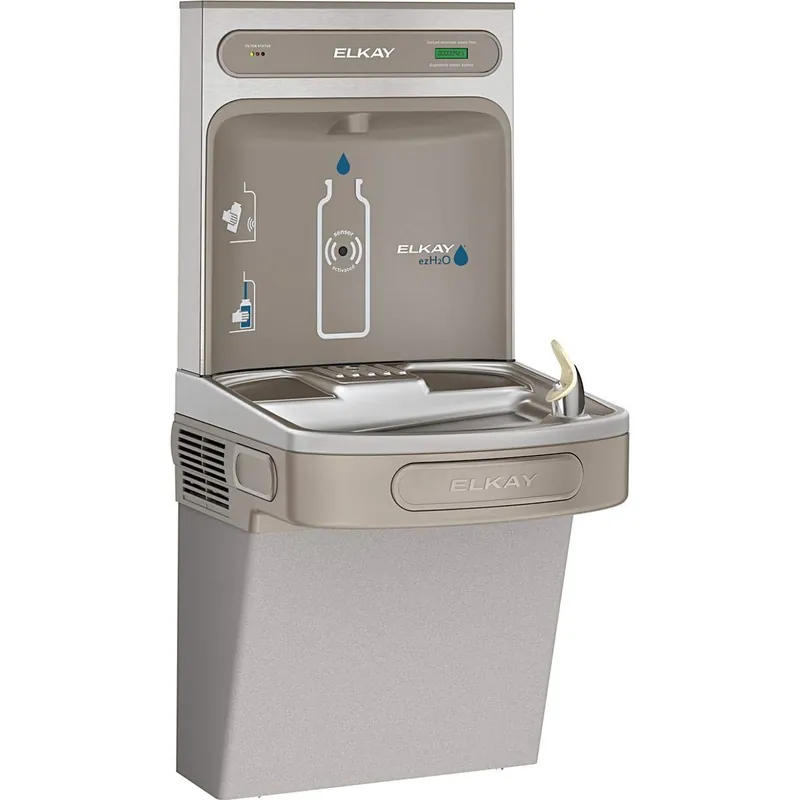 Elkay LZS8WSLK EZH2O Bottle Filling Station With Single ADA Cooler 8 GPH