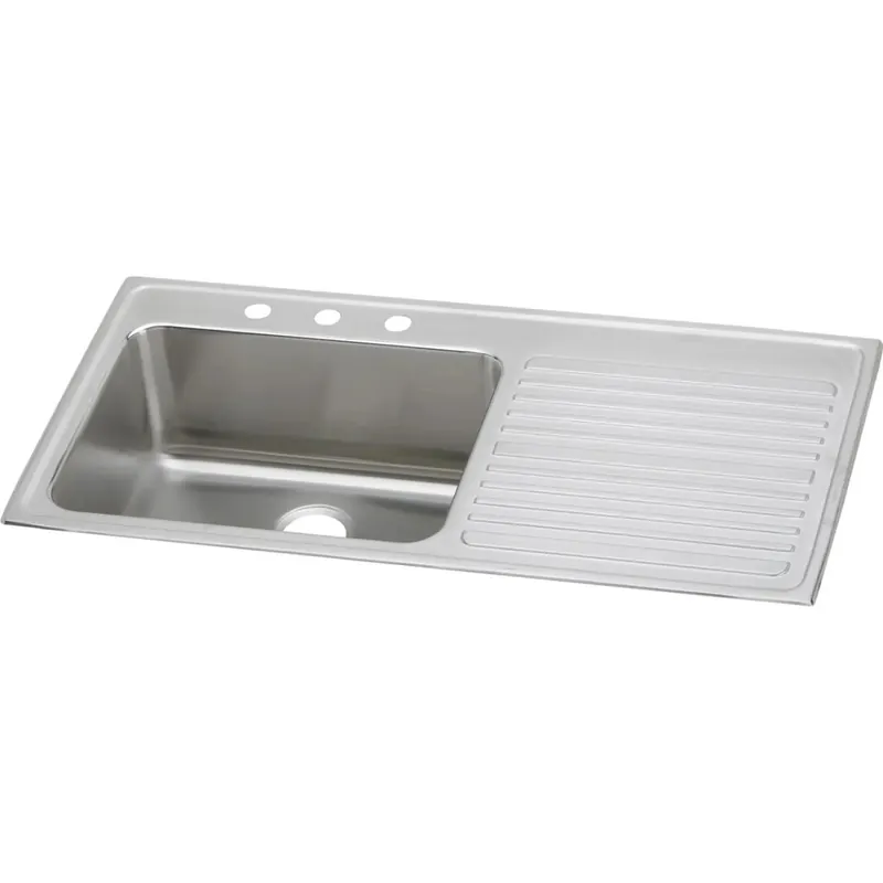 Elkay ILGR4322L2 Lustertone Classic Stainless Steel Sink 43 inches x 22 inches x 10 inches