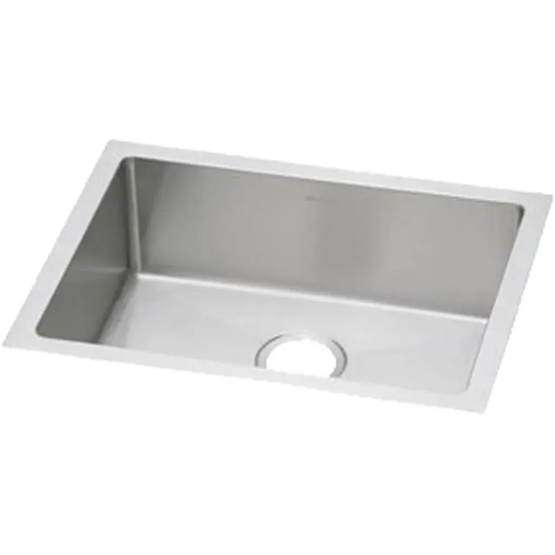 Elkay EFRU211510 Crosstown 23-1/2 inches x 18-1/4 inches x 10 inches Single Bowl Undermount Sink Kit