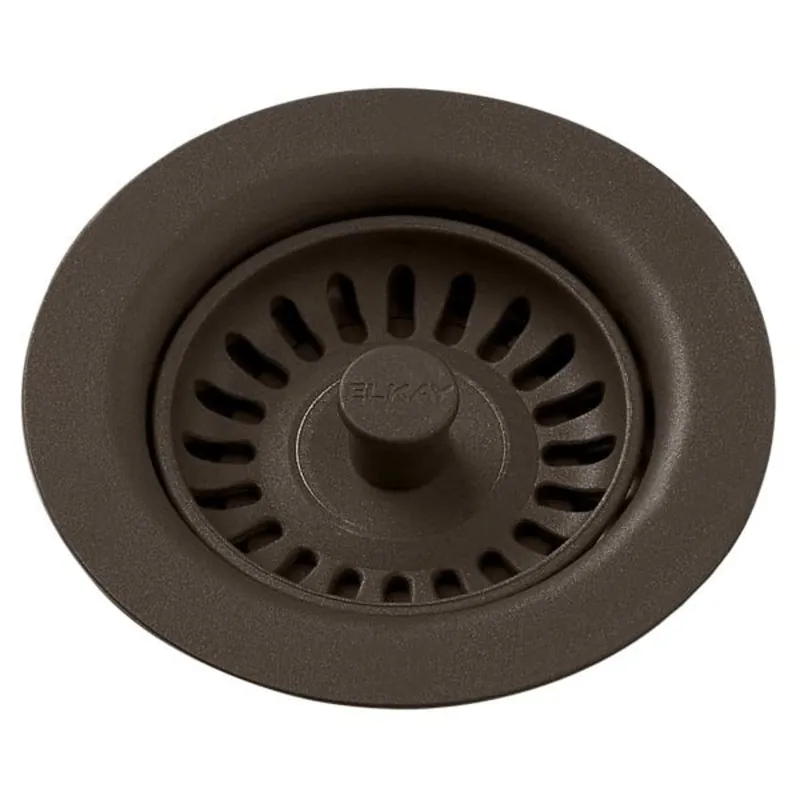 Elkay LKQS35CN Plastic Disposer Flange with Basket Strainer and Stopper