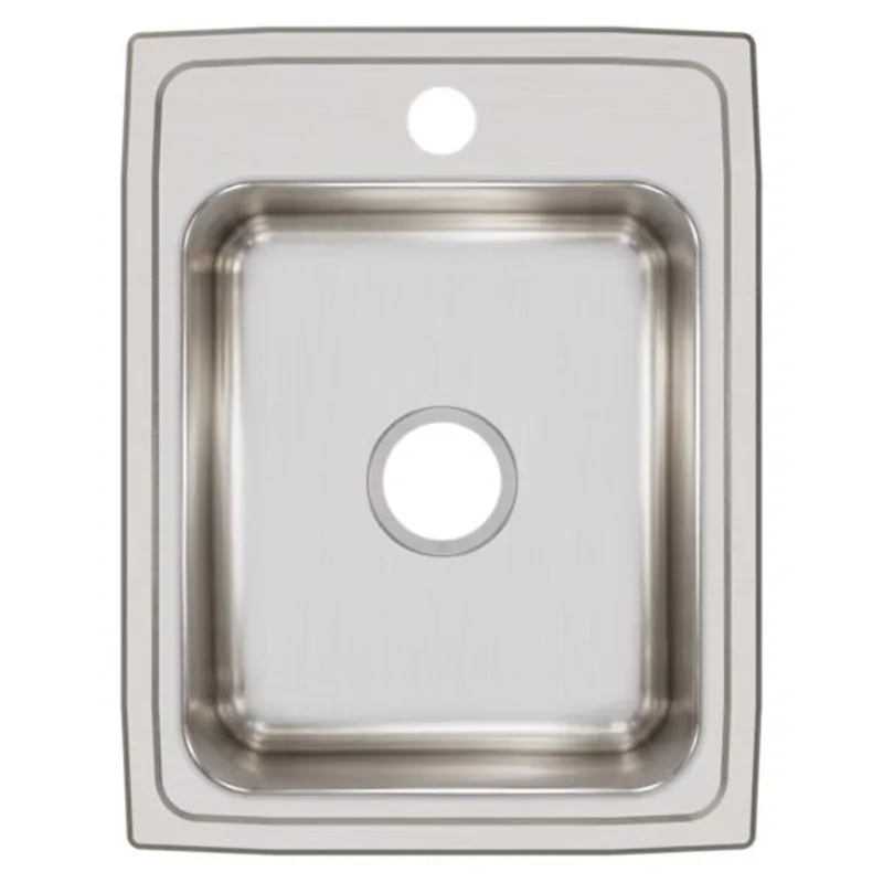 Elkay LR17221 Lustertone Single Bowl Drop-in Kitchen Sink