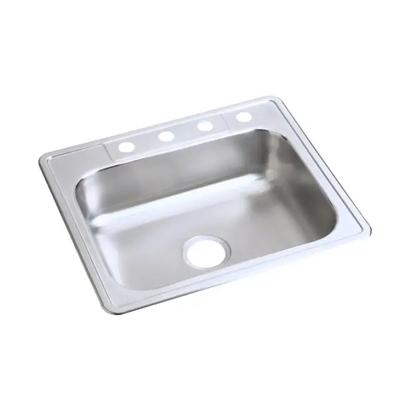 Elkay DG125224 Stainless Steel Single Bowl Top Mount Kitchen Sink
