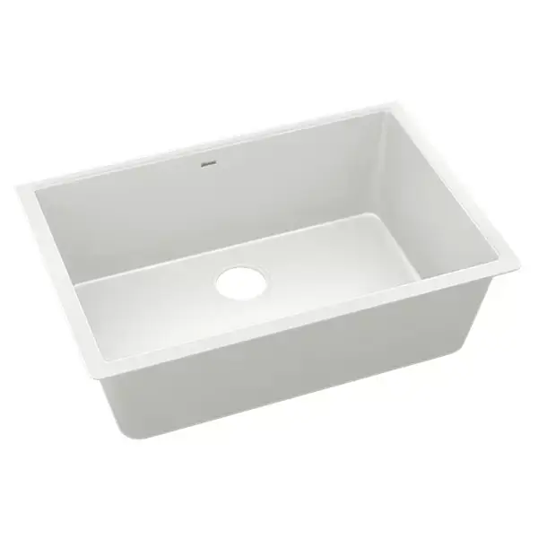 Elkay ELXRU13322PA0 Quartz Luxe 33 x 18-7/16 in. No Hole Composite Single Bowl Undermount Kitchen Sink