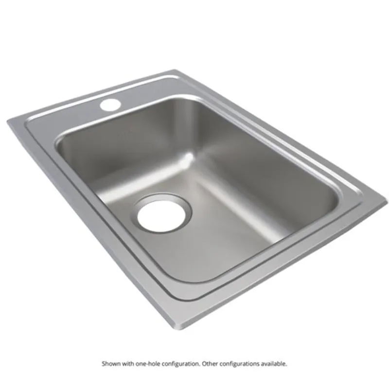 Elkay LRAD1522550 Lustertone Classic Stainless Steel Drop-in Sink