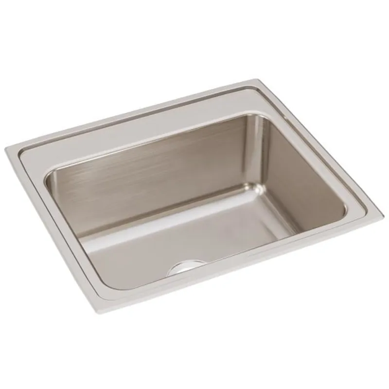 Elkay DLR2522100 Lustertone Classic Stainless Steel Drop-in Sink