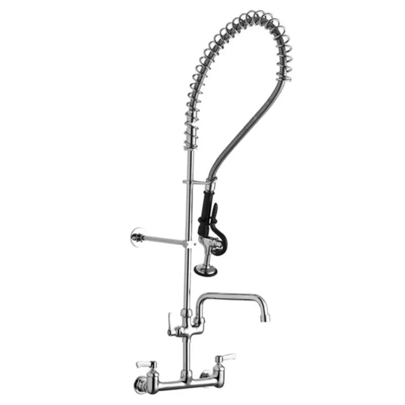 Elkay LK943AF12LC 8 inches Centerset Wall Mount Faucet 1.2 GPM Spray Head