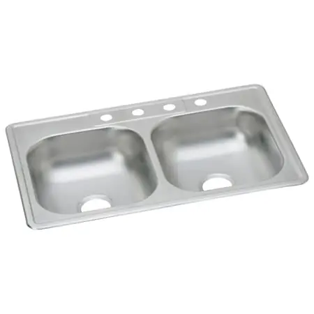 Elkay KJ233223 Kingsford Drop-In Sink 33 inches x 22 inches x 6-1/16 inches