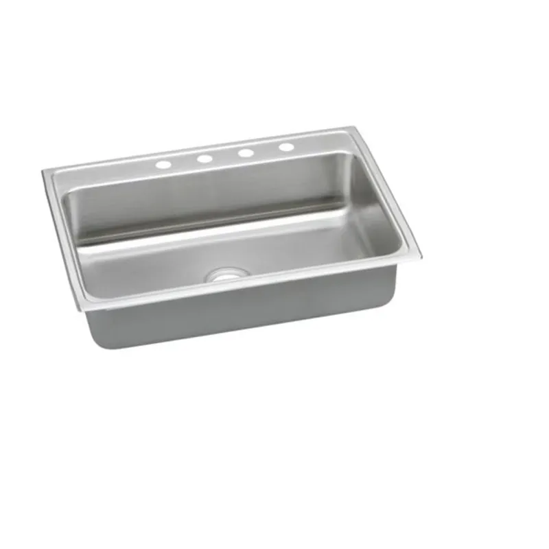 Elkay LRADQ3122603 Lustertone Classic Stainless Steel Sink 31 inches x 22 inches x 6 inches