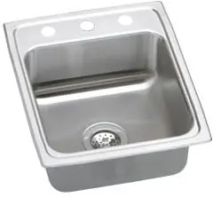 Elkay LR15220 Lustertone Stainless Steel Sink 15 X 22 X 7-5/8