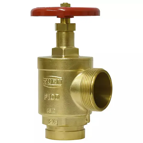 WILKINS 212-F100G Fire Hose Valve 2-1/2 in Grooved Inlet