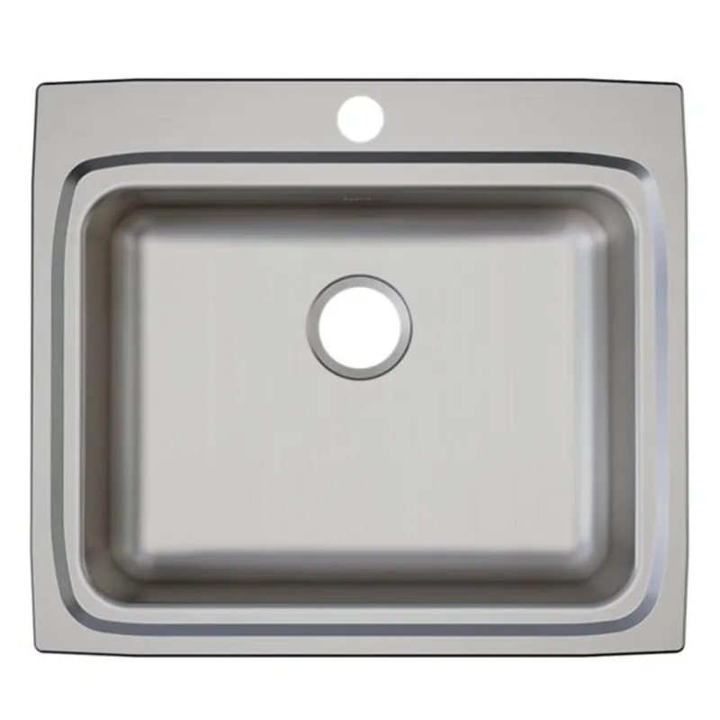 Elkay LRAD2522550 Lustertone Classic Stainless Steel Drop-In ADA Sink