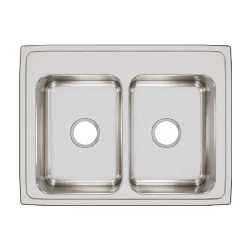 Elkay LR29220 Lustertone Classic Stainless Steel Sink 29 inches x 22 inches x 7-5/8 inches