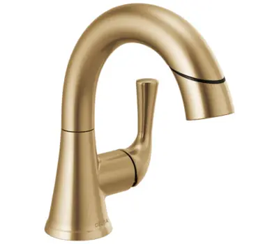 Delta Faucet 533LF-CZPDMPU Kayra 1.2 GPM Pulldown Bathroom Faucet