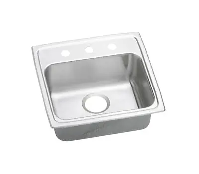 Elkay LRADQ1918552 Lustertone Classic Sink 19 x 18 x 5-1/2 in.