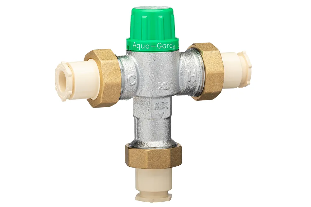 WILKINS 12-ZW1070XLCPVC Zurn Wilkins Aqua-Gard 1/2-in ID CPVC x 1/2-in OD CPVC Bronze Thermostatic Mixing Valve