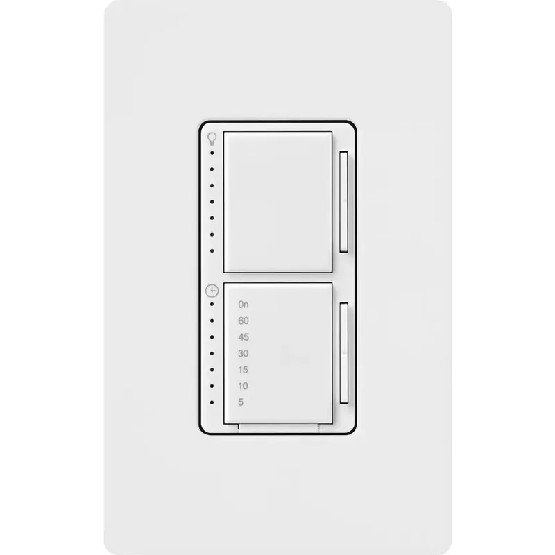 Lutron MACL-L3T251-WH Maestro Dual LED+ Control Dimmer/Timer 75W 2.5A