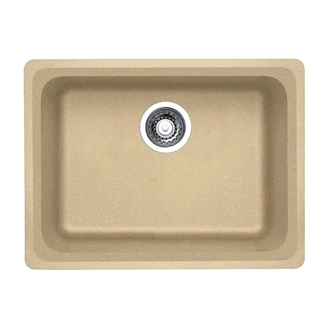blanco 441368 vision single basin kitchen sink 24 inches