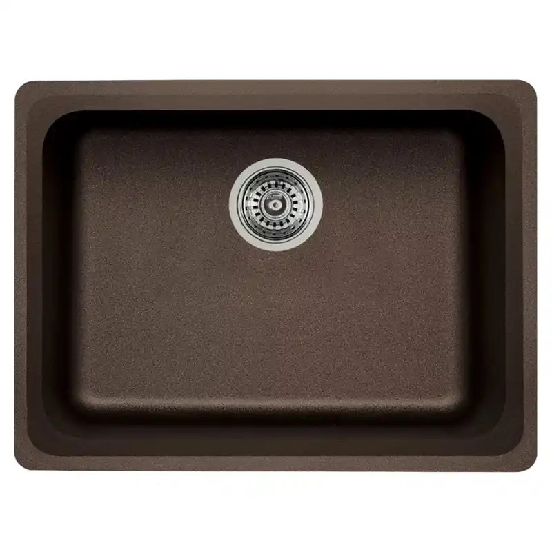 BLANCO 441369 Vision 24 Inches Undermount Single Basin Granite Composite Kitchen Sink