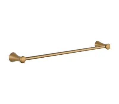 Delta Faucet 73824-CZ Lahara 24 in. Round Towel Bar Champagne Bronze