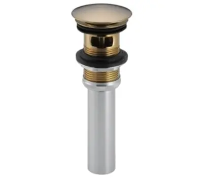 Delta Faucet 72173-CZ Push-Activated Pop-up Drain for Sinks with Overflow