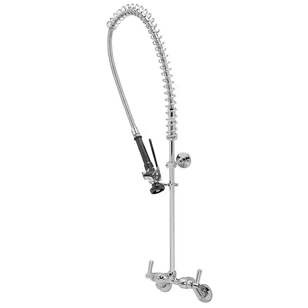 Zurn Z841X1-XL AquaSpec Wall-Mount Pre-Rinse Faucet with Check Stops