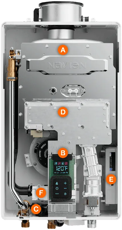 Navien NHW700-160SU NHW-160SU Premium Non-Condensing Tankless Water Heater 160 KBtu/hr