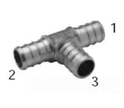 ZURN QQT553X 1X1/2 BARB TEE