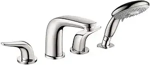 Hansgrohe 4197000 Metro E 4-Hole Romano Tub Set
